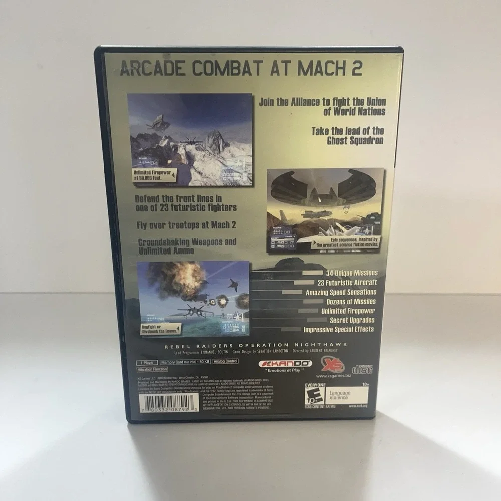Rebel Raiders: Operation Nighthawk Sony PlayStation 2, 2006 PS2 CIB Complete